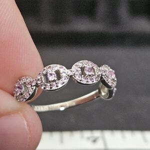 Bomb Party Rose Quartz Sterling silver Size 9 Ring